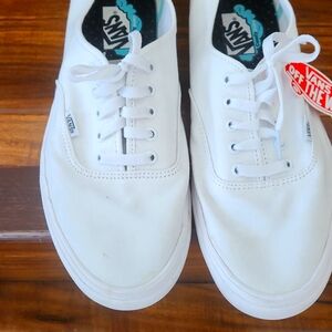 Vans Classic White Lace-Up Shoes Size 13
